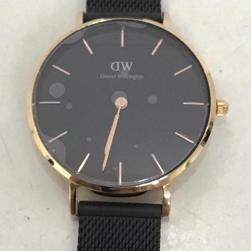 ダニエルウェリントン Daniel Wellington 腕時計 アナログ(クォーツ式) Classic E32R1 箱有 ロゴ、文字 黒 / ブラック / レディース USED 古着 中古 10134776