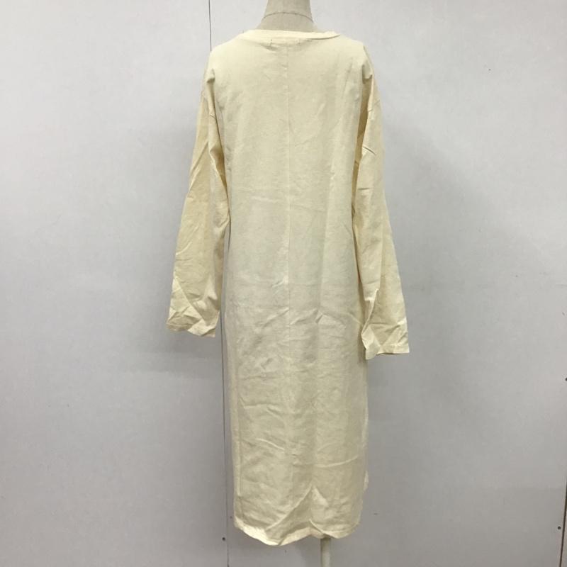 ダブルクローゼット w closet ワンピース ロングスカート FREE 無地 アイボリー / アイボリー / レディース USED 古着 中古 10106102