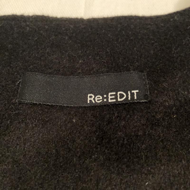 リエディ Re:EDIT コート コート一般 M 無地 黒 / ブラック / レディース USED 古着 中古 10014327