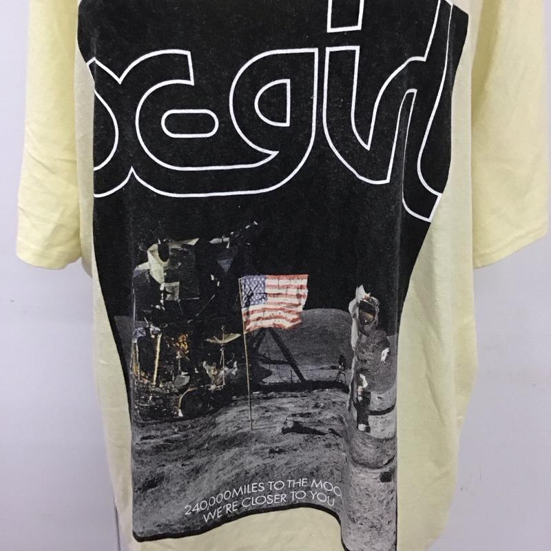 エックスガール X-girl Tシャツ 半袖 2 プリント 黄緑 / イエローグリーン / レディース USED 古着 中古 10113792