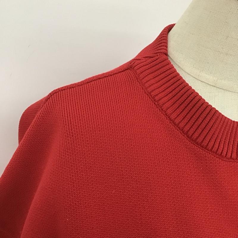 マウジー MOUSSY トレーナー 長袖 010BSA70-1090 LUSTER CN KNIT TOPS FREE 無地 赤 / レッド / レディース USED 古着 中古 10108221