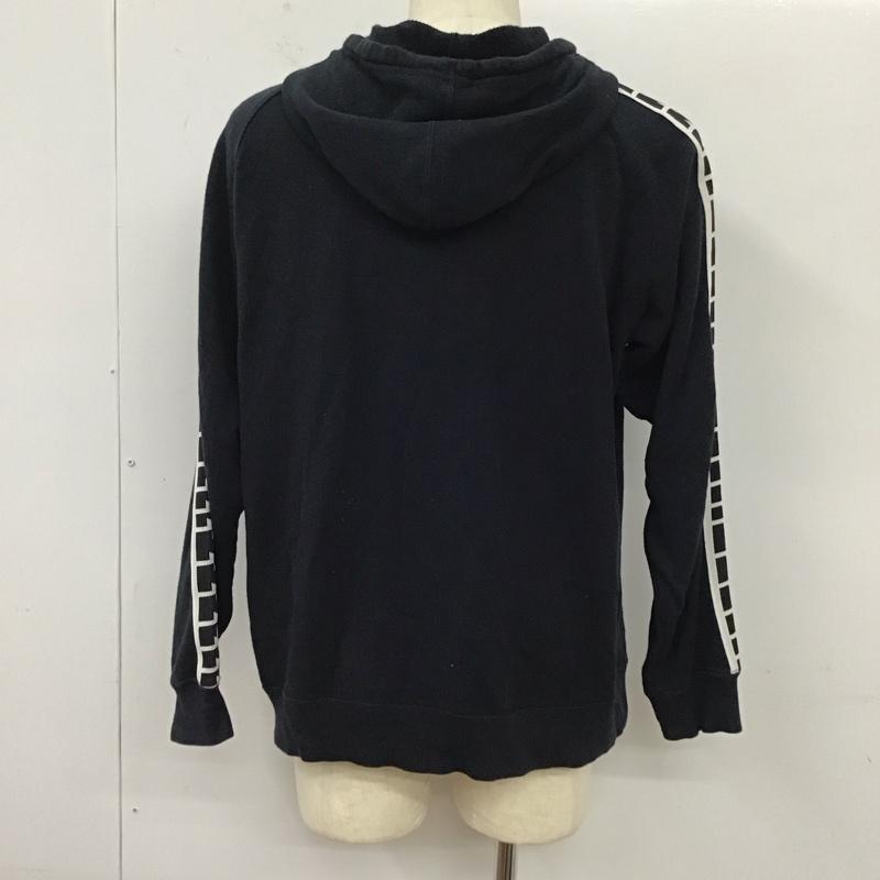 ナイキ NIKE パーカー 長袖 357472-010 FullZipHoodedSweatshirt ジップアップパーカー スポーツウェア XL ロゴ、文字 紺 / ネイビー / メンズ USED 古着 中古 10119038