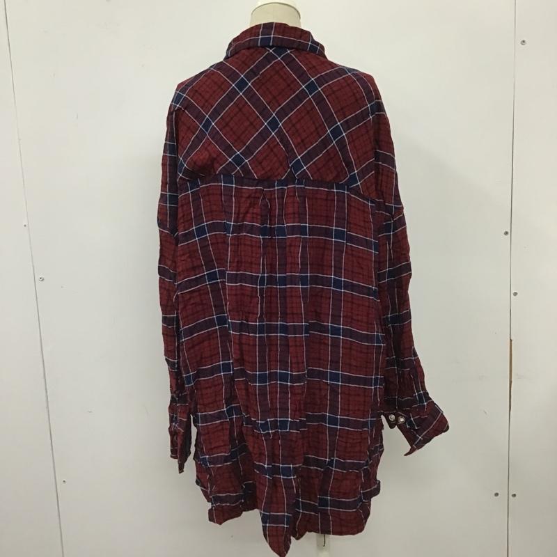 ザラティーアールエフ ZARA TRF シャツ、ブラウス 長袖 長袖シャツ チェックシャツ カラーシャツ カジュアルシャツ L チェック マルチカラー / マルチカラー / レディース USED 古着 中古 10105854