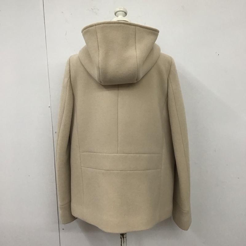 ユナイテッドアローズグリーンレーベルリラクシング UNITED ARROWS green label relaxing コート コート一般 3625-126-1383 2wayノーカラーフードコートSHORT 40 無地 ベージュ / ベージュ / レディース USED 古着 中古 10123589