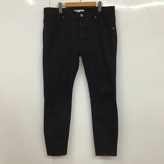 ザラ ZARA パンツ デニム、ジーンズ デニムパンツ スリムパンツ カジュアルパンツ ストレッチパンツ 46 無地 黒 / ブラック /  メンズ USED 古着 中古 10127747