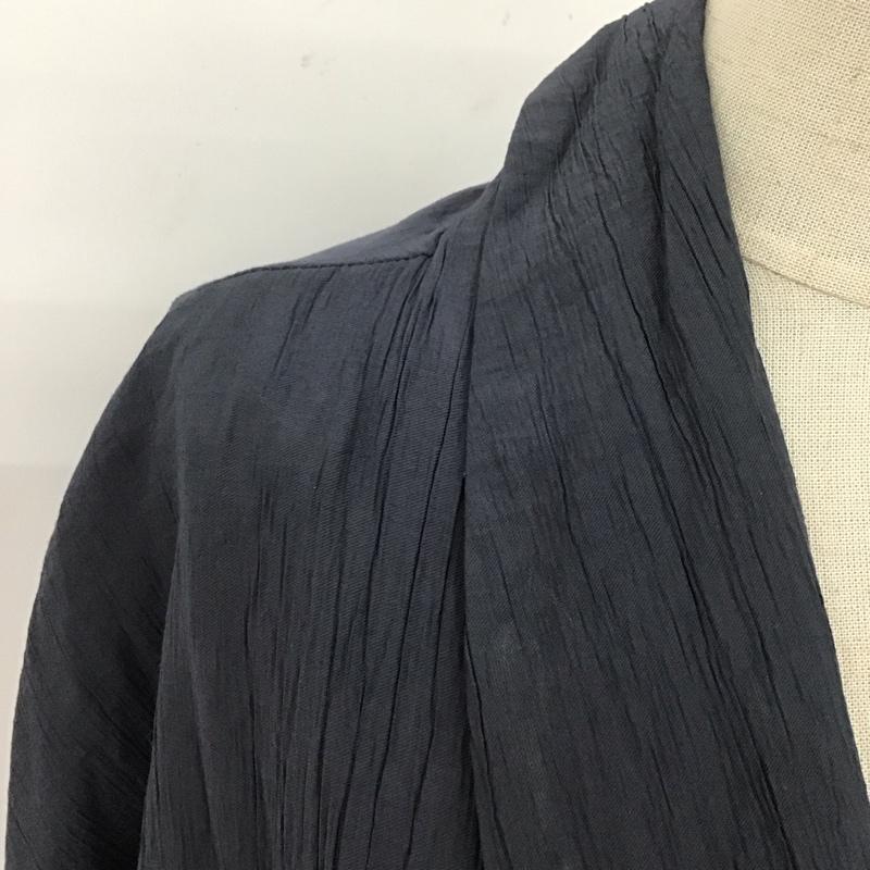 ザラ ZARA ジャケット、上着 ジャケット、ブレザー ガウン カシュクール M 無地 紺 / ネイビー / レディース USED 古着 中古 10113494