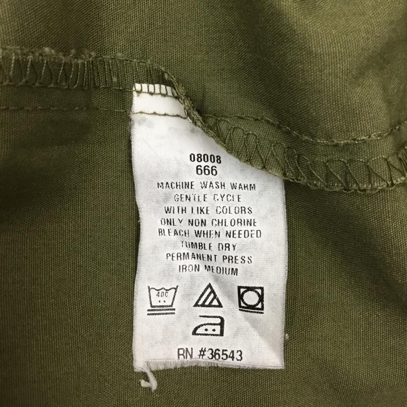 ウ゛ァンヒューゼン VANHEUSEN シャツ、ブラウス 長袖 XL 無地 カーキ / カーキ / メンズ USED 古着 中古 10119841