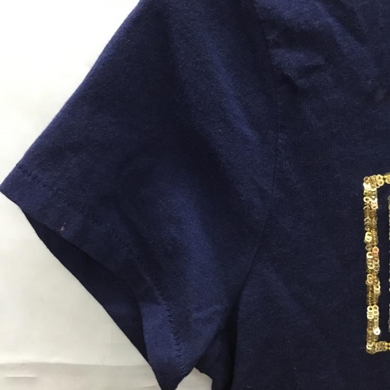 ポロラルフローレン POLO RALPH LAUREN Tシャツ 半袖 XS 無地 紺 / ネイビー / レディース USED 古着 中古 10110750