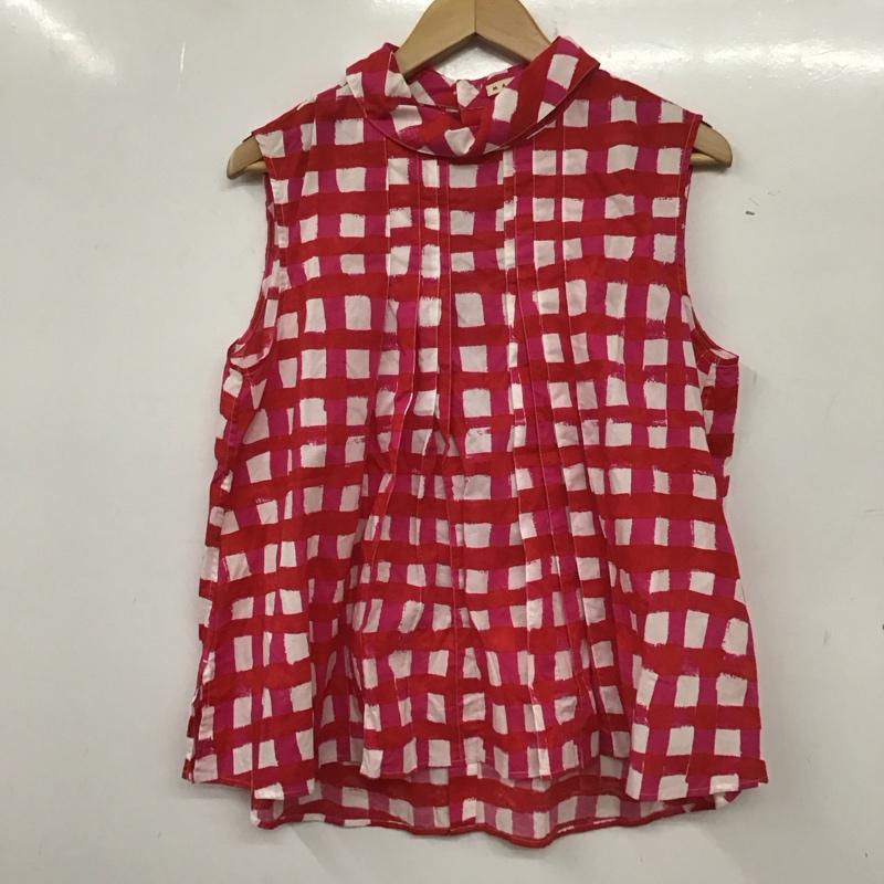 ユニクロ UNIQLO シャツ、ブラウス 半袖 231-451547 マルニ L チェック マルチカラー / マルチカラー / レディース USED 古着 中古 10139326