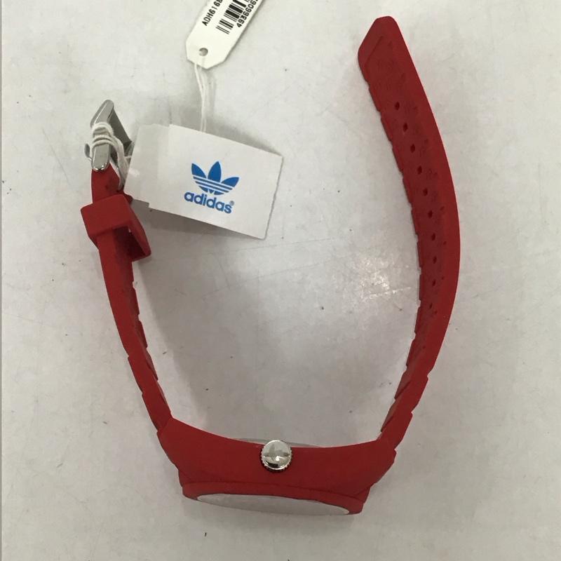 アディダス adidas 腕時計 アナログ(クォーツ式) ADH6168 SANTIAGO ロゴ、文字 赤 / レッド / メンズ USED 古着 中古 10135221