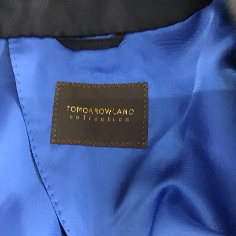 トゥモローランド TOMORROWLAND ジャケット、上着 ジャケット、ブレザー カジュアルジャケット カラージャケット ポケットジャケット アウター 36 無地 黒 / ブラック / レディース USED 古着 中古 10123750
