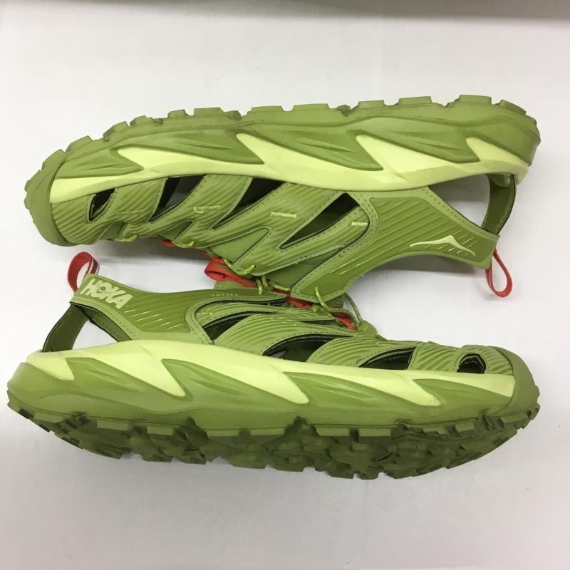 ホカオネオネ HOKA ONEONE アウトドアシューズ アウトドアシューズ 1123112DCLG HOPARA 30cm スニーカー ハイキング 30.0cm ロゴ、文字 薄緑 / ライトグリーン / メンズ USED 古着 中古 10123260