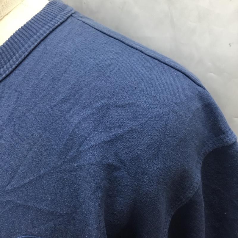 チャンピオン Champion トレーナー 長袖 s0888 POWERBLEND USAモデル 長袖スウェット トレーナー クルーネックカットソー XXL ロゴ、文字 青 / ブルー / メンズ USED 古着 中古 10106450