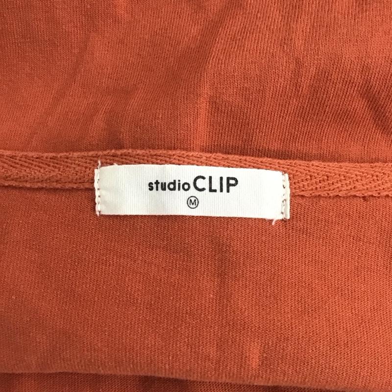 スタディオクリップ studio CLIP カットソー 半袖 SC20536-1 オーバーサイズ M 無地 橙 / オレンジ /  レディース USED 古着 中古 10111066