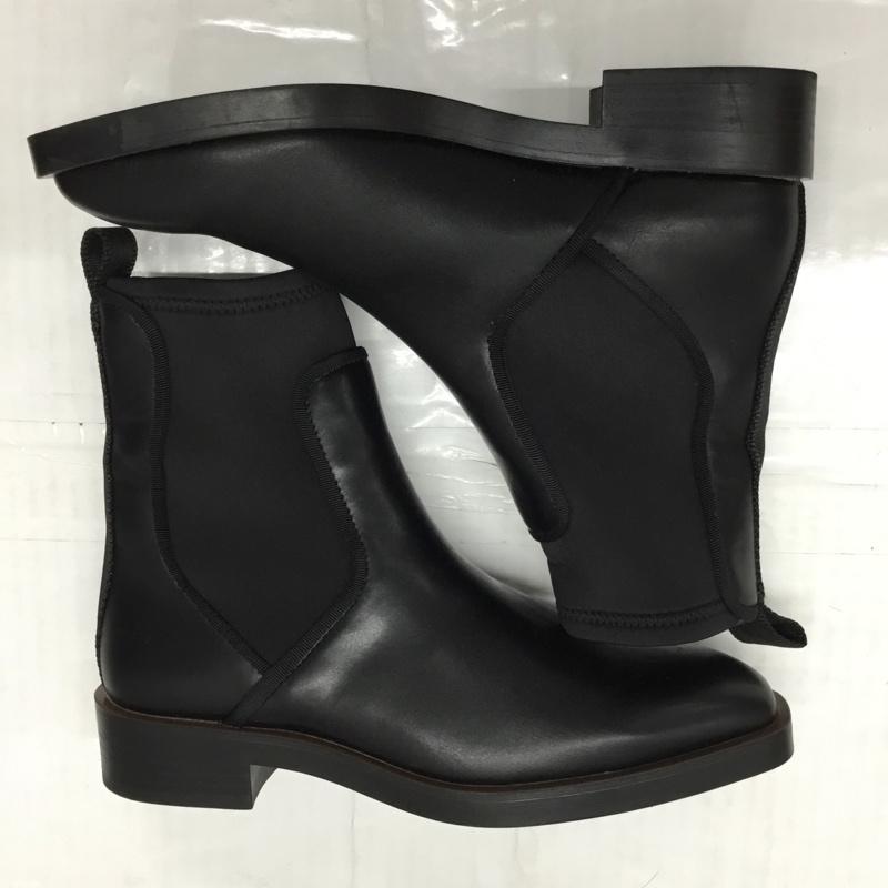 ザラ ZARA ブーツ ショートブーツ 3110 710 040 サイドゴア EU35 無地 黒 / ブラック / レディース USED 古着 中古 10117600