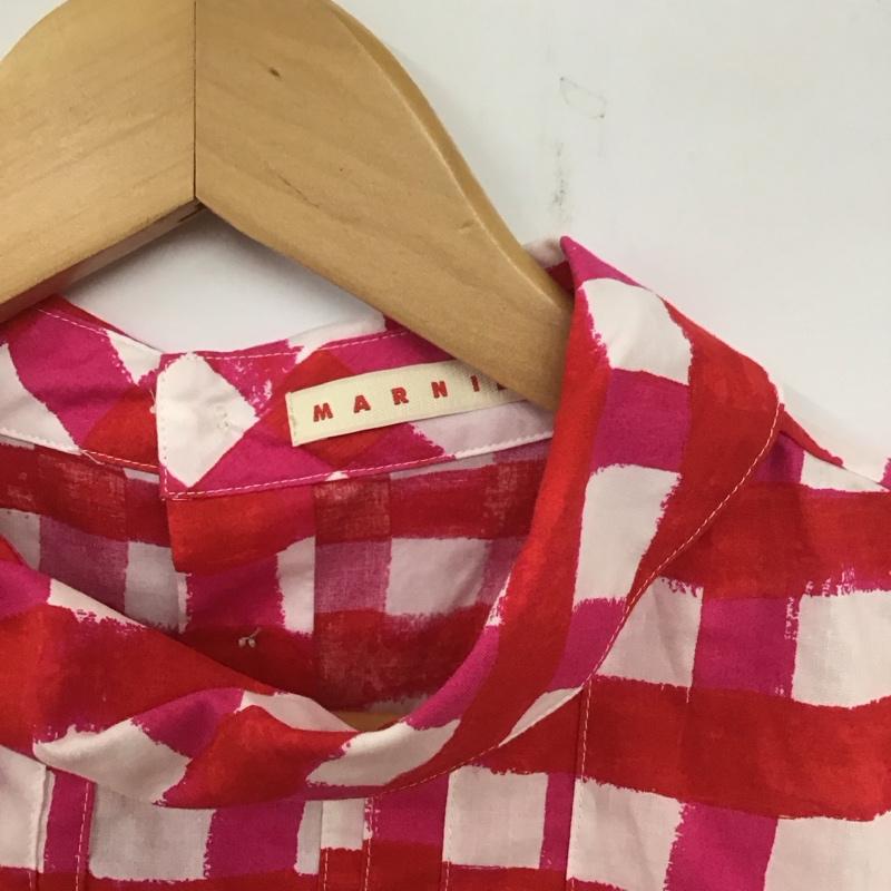 ユニクロ UNIQLO シャツ、ブラウス 半袖 231-451547 マルニ L チェック マルチカラー / マルチカラー / レディース USED 古着 中古 10139326