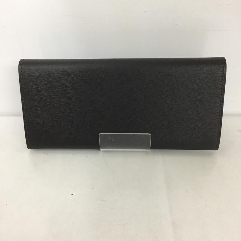 ダンヒル DUNHILL 財布 長財布 SIDECAR FP1010E 箱有 ワンポイント ダークブラウン / ダークブラウン / メンズ USED 古着 中古 10126458