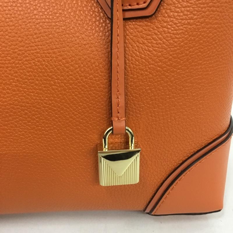 マイケルコース MICHAEL KORS ハンドバッグ ハンドバッグ ショルダーバッグ 2WAY ロゴ、文字 橙 / オレンジ / レディース USED 古着 中古 10133301