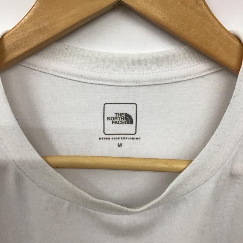 ザノースフェイス THE NORTH FACE Tシャツ 半袖 nt31621 ColorfulLogoTee 半袖カットソー プリントTシャツ M ロゴ、文字 白 / ホワイト / メンズ USED 古着 中古 10129026