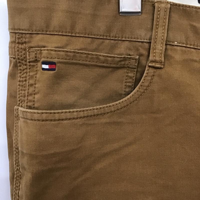 トミーヒルフィガー TOMMY HILFIGER パンツ デニム、ジーンズ カジュアルパンツ ストレートパンツ ストレッチパンツ 36 無地 ベージュ / ベージュ /  メンズ USED 古着 中古 10124647