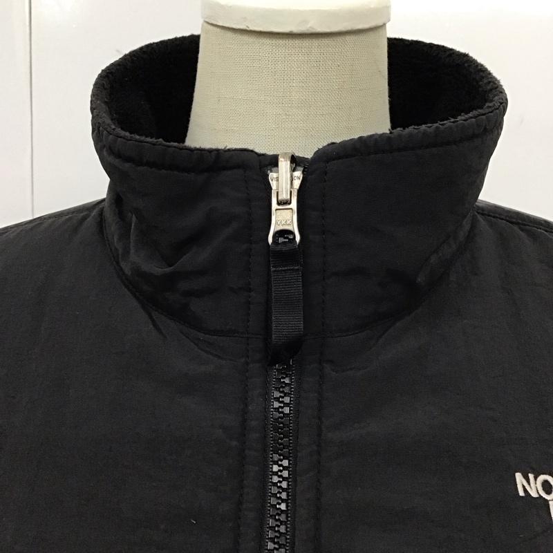 ザノースフェイス THE NORTH FACE ジャケット、上着 ジャケット、ブレザー ジップアップジャケット ジャンパー ジャケット カジュアルジャケット アウター XL ロゴ、文字 黒 / ブラック / レディース USED 古着 中古 10122878