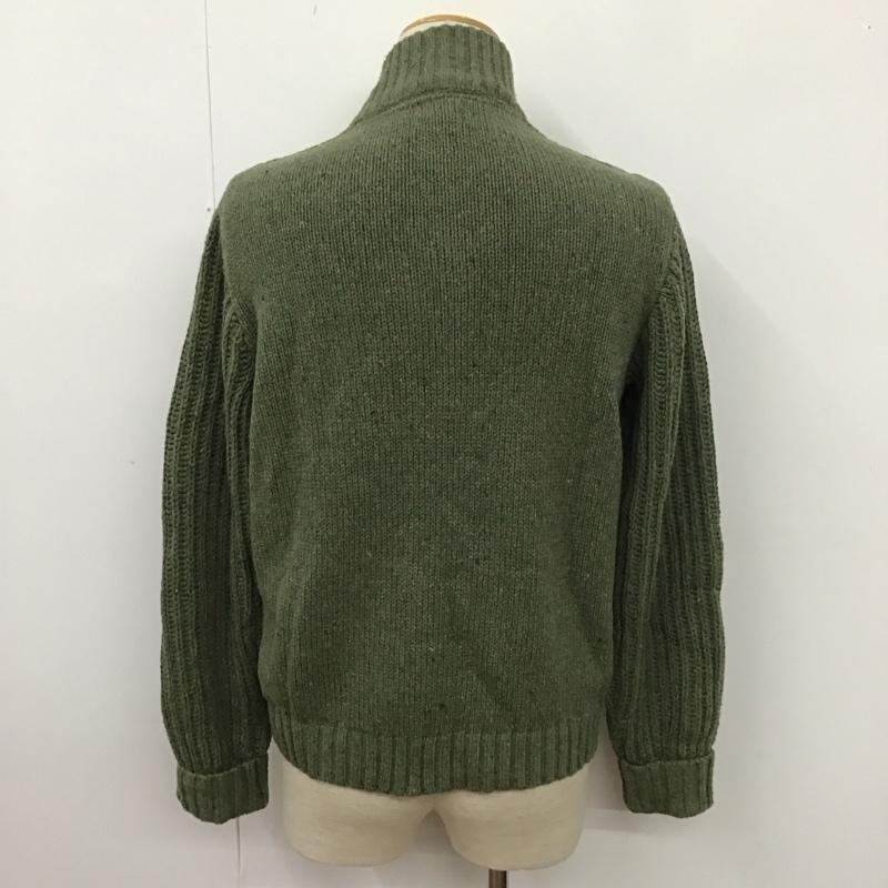 エルエルビーン L.L.Bean ニット、セーター 長袖 長袖ニットカットソー ジップアップネックカットソー セーター S 緑 / グリーン / メンズ USED 古着 中古 10111271