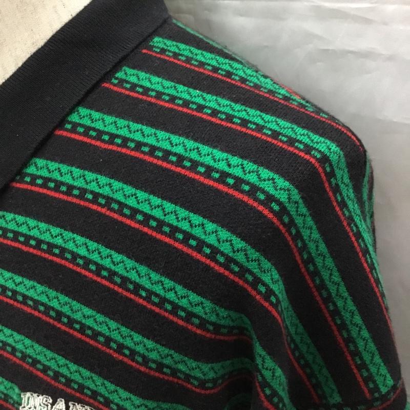 クーキー KOOKY N ポロシャツ 半袖 半袖ポロシャツ カラーシャツ 半袖カットソー FREE ボーダー柄 マルチカラー / マルチカラー /  メンズ USED 古着 中古 10113306