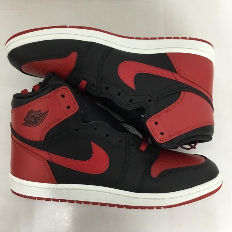 ナイキ NIKE スニーカー スニーカー HV6674-067 AIR JORDAN 1 HIGH 85 28cm 箱有 28.0cm ロゴ、文字 黒 / ブラック / X 赤 / レッド / メンズ USED 古着 中古 10130765
