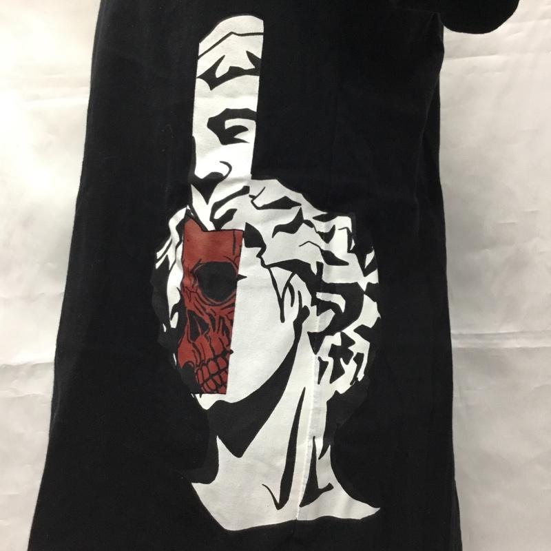 クライミー CRIMIE Tシャツ 半袖 M201-01K5-TS03 半袖カットソー プリントTシャツ クルーネックカットソー FREE プリント 黒 / ブラック / メンズ USED 古着 中古 10106482