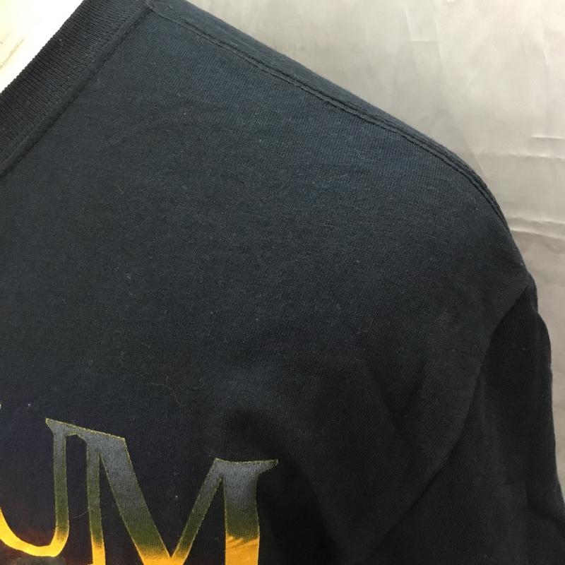 古着 USED Tシャツ 半袖 半袖カットソー プリントTシャツ クルーネックカットソー M プリント 黒 / ブラック /  メンズ USED 古着 中古 10111304