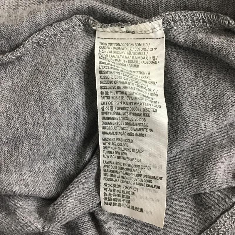 アバクロンビーアンドフィッチ ABERCROMBIE&FITCH Tシャツ 半袖 半袖カットソー 刺繍Tシャツ クルーネックカットソー M ロゴ、文字 灰 / グレー / メンズ USED 古着 中古 10107253