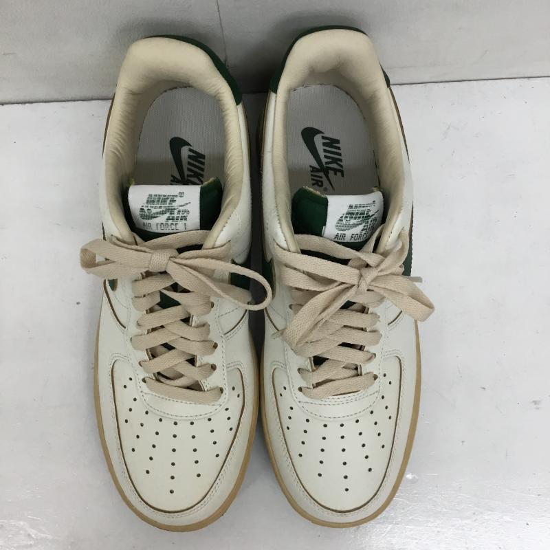 ナイキ NIKE スニーカー スニーカー DZ4764-133 Women s Air Force 1 Low Green and Muslin 26.5cm ロゴ、文字 白 / ホワイト / X ベージュ / ベージュ / X 緑 / グリーン / メンズ USED 古着 中古 10138523