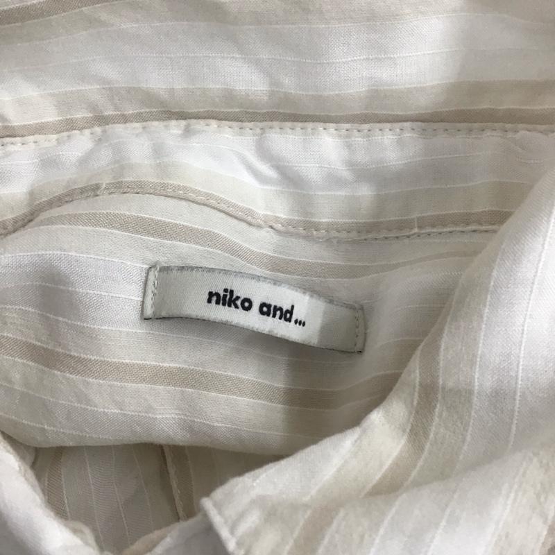 ニコアンド niko and... シャツ、ブラウス 長袖 NKN24643SM FREE ストライプ マルチカラー / マルチカラー / レディース USED 古着 中古 10110320