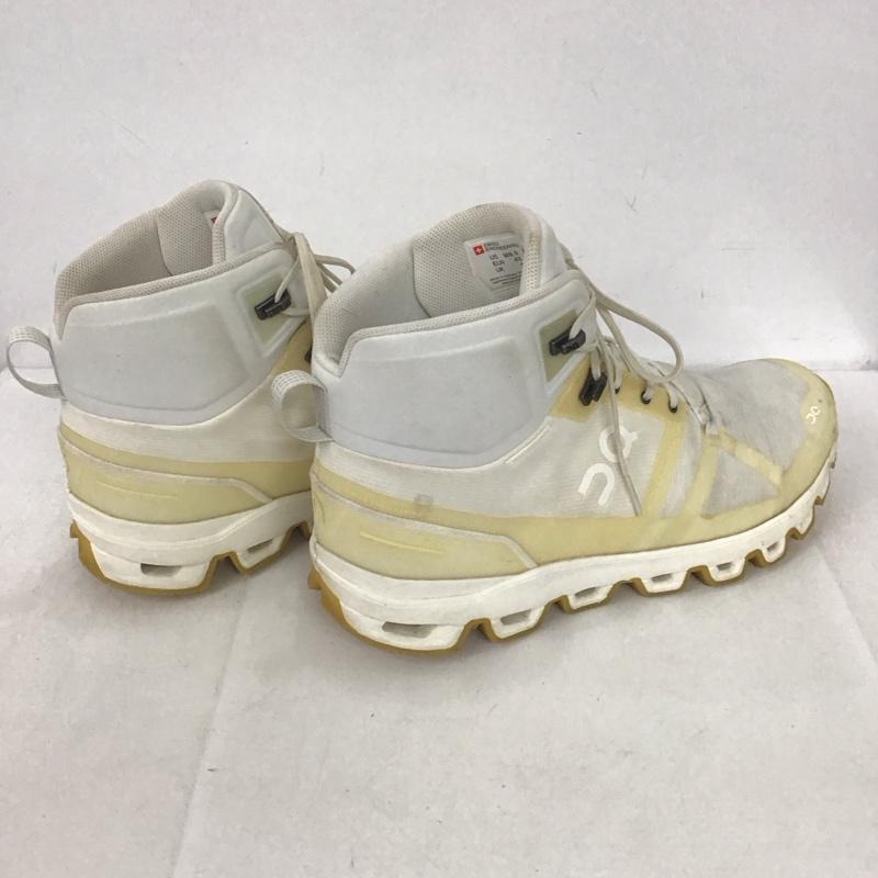 オン On スニーカー スニーカー CLOUDROCK Mid Waterproof 防水ハイキングブーツ UK9 US:9.5 ロゴ、文字 白 / ホワイト / メンズ USED 古着 中古 10135370