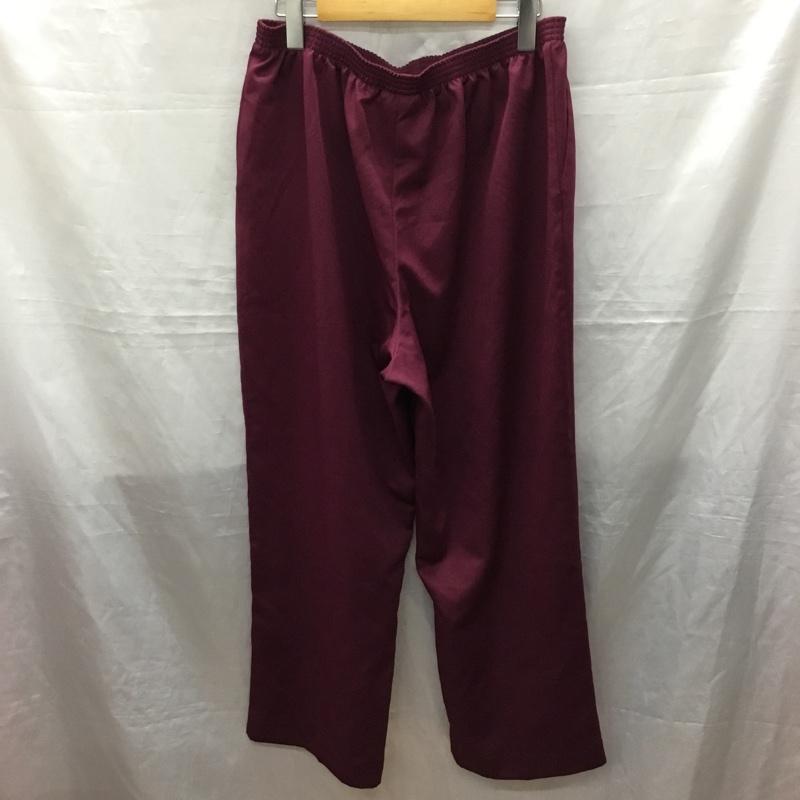 アルフレッドダナー alfred dunner パンツ ワークパンツ、ペインターパンツ ワークパンツ ワイドパンツ カジュアルパンツ 無地 えんじ / ワインレッド /  メンズ USED 古着 中古 10122860