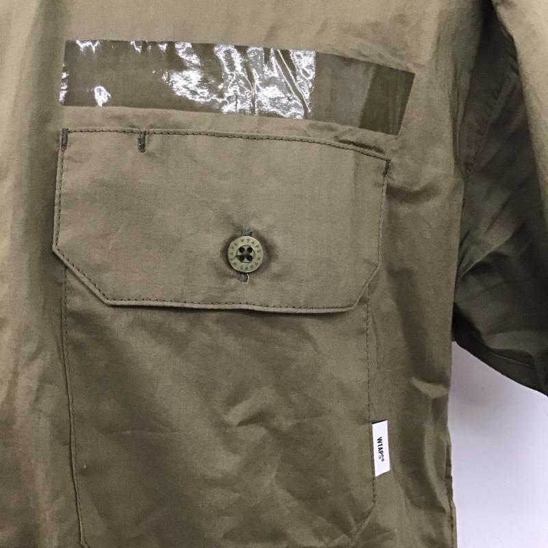 ダブルタップス W)TAPS シャツ、ブラウス 半袖 231brdt-shm03 1 無地 カーキ / カーキ / メンズ USED 古着 中古 10121879
