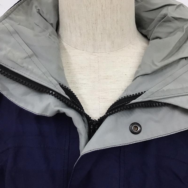 ザノースフェイス THE NORTH FACE ジャケット、上着 ジャンパー、ブルゾン ジップアップジャケット ジャンパー ジャケット カジュアルジャケット パーカー L ロゴ、文字 紺 / ネイビー / メンズ USED 古着 中古 10106974
