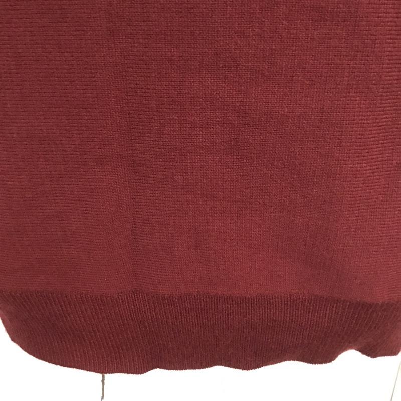 アパートバイローリーズ apart by lowrys ニット、セーター 七分袖 FREE 無地 えんじ / ワインレッド / レディース USED 古着 中古 10045231