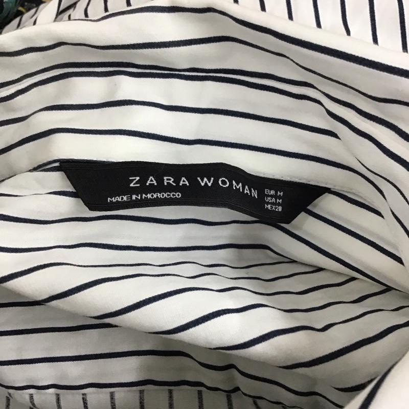 ザラウーマン ZARA WOMAN シャツ、ブラウス 長袖 8321 756 250 ストライプ M マルチカラー / マルチカラー / レディース USED 古着 中古 10120609