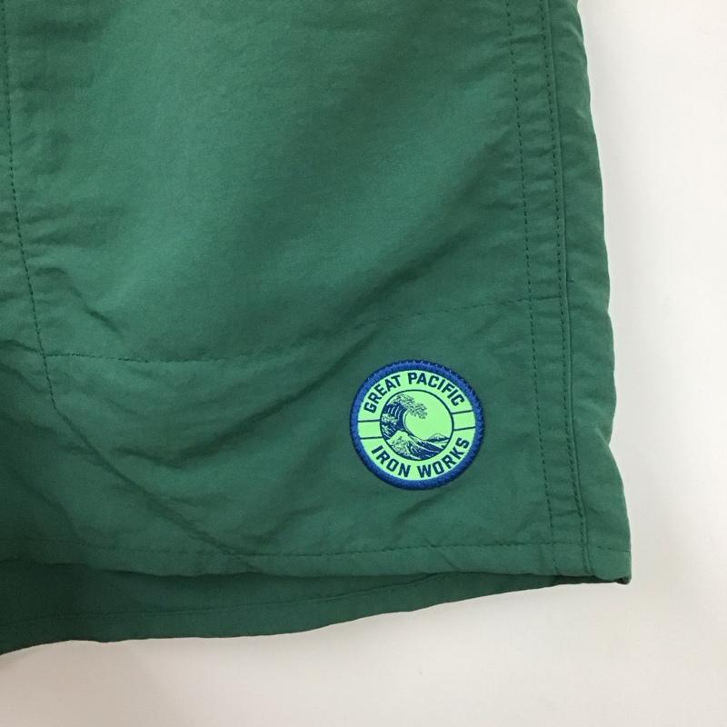 パタゴニア patagonia パンツ ショートパンツ 58035sp24 ショートパンツ ハーフパンツ greatpacificironworks L ロゴ、文字 緑 / グリーン / メンズ USED 古着 中古 10131480