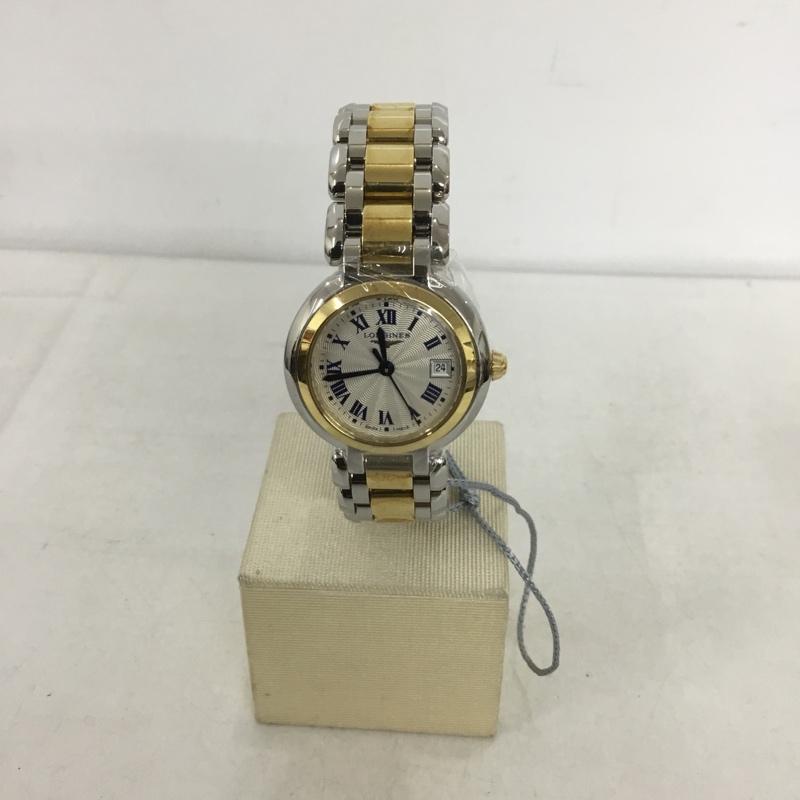 ロンジン LONGINES 腕時計 アナログ(クォーツ式) L8.110.5 PrimaLuna ロゴ、文字 金 / ゴールド / X 銀 / シルバー / レディース USED 古着 中古 10134988