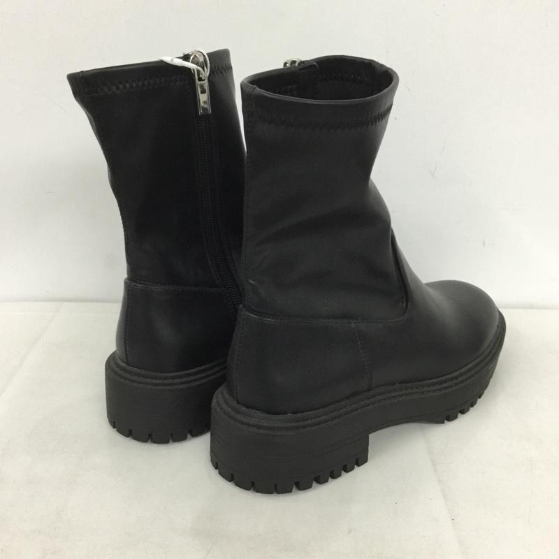 古着 USED ブーツ 一般 221301 ビガーブーツ healme 24cm 24.0cm 無地 黒 / ブラック / レディース USED 古着 中古 10138842