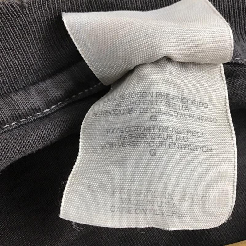 ヘインズ HANES Tシャツ 半袖 半袖カットソー プリントTシャツ クルーネックカットソー L プリント 黒 / ブラック / メンズ USED 古着 中古 10140967