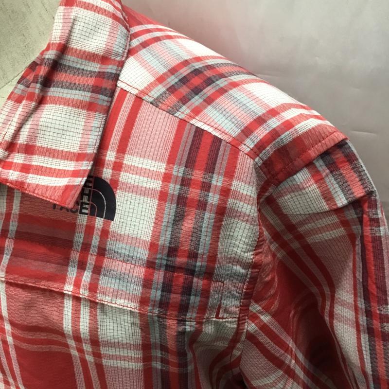 ザノースフェイス THE NORTH FACE シャツ、ブラウス 半袖 半袖シャツ カラーシャツ 半袖カットソー チェックシャツ L チェック マルチカラー / マルチカラー /  メンズ USED 古着 中古 10108698
