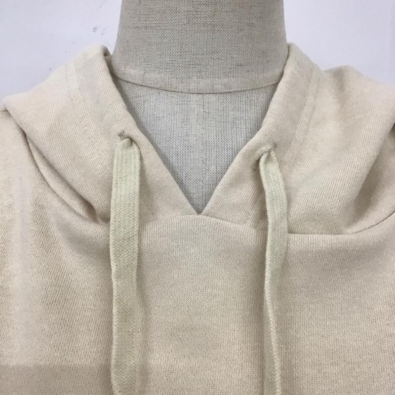 ヘザー Heather ワンピース ロングスカート 長袖スウェットワンピース パーカーロングワンピース サイドスリット FREE 無地 ベージュ / ベージュ / レディース USED 古着 中古 10110903