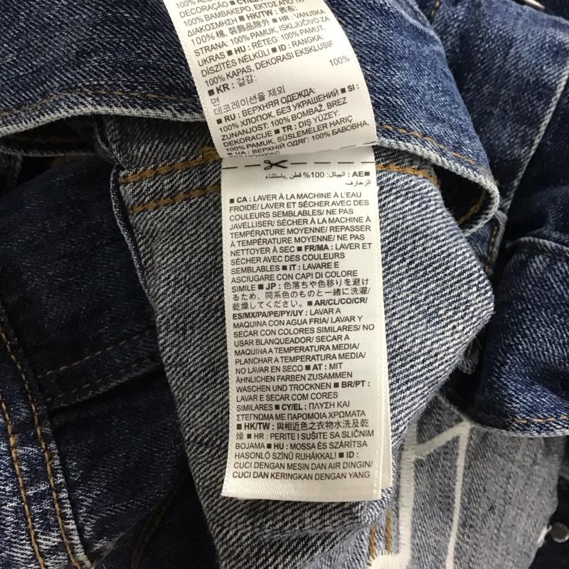 ギャップ GAP ジャケット、上着 ジャケット、ブレザー デニムジャケット Gジャン L 無地 インディゴ / インディゴ / レディース USED 古着 中古 10149391