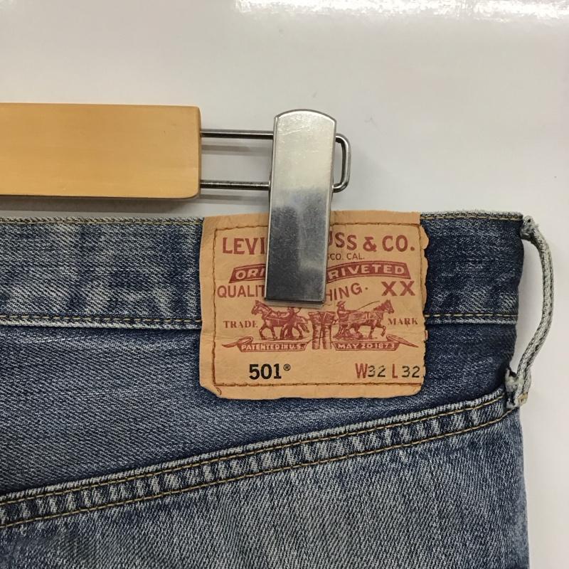 リーバイストラウスアンドコー Levi Strauss & co. パンツ デニム、ジーンズ デニムパンツ ストレートパンツ ワイドパンツ カジュアルパンツ 32インチ 無地 インディゴ / インディゴ /  メンズ USED 古着 中古 10124654