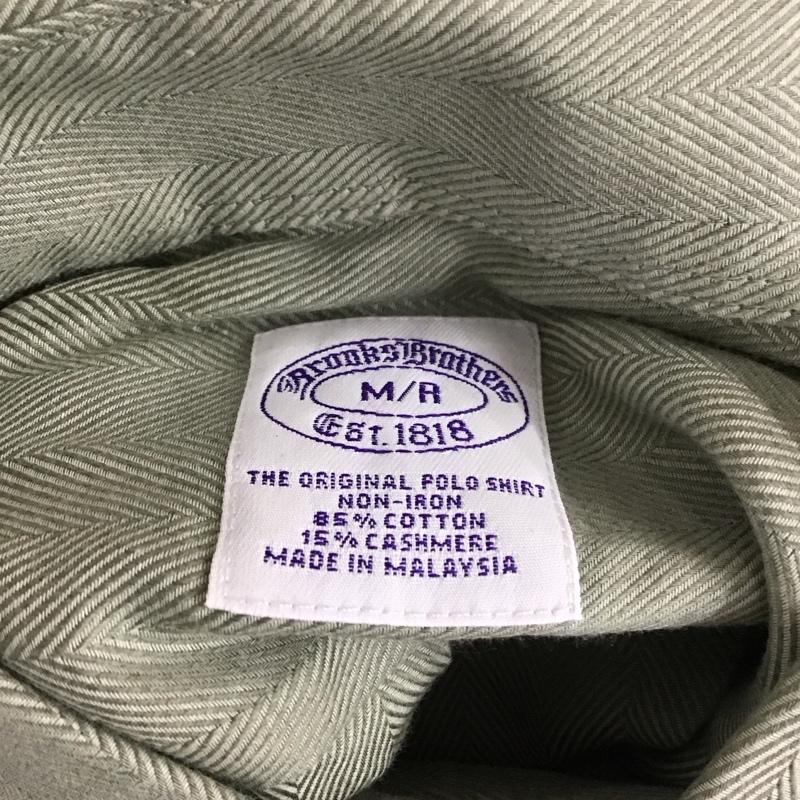 ブルックスブラザーズ BROOKS BROTHERS シャツ、ブラウス 長袖 長袖シャツ カラーシャツ ポケットシャツ 長袖カットソー M ストライプ 緑 / グリーン /  メンズ USED 古着 中古 10112544