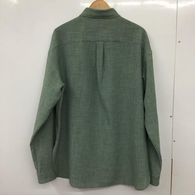 ジーナシス JEANASIS シャツ、ブラウス 長袖 FREE 無地 薄緑 / ライトグリーン / レディース USED 古着 中古 10134655