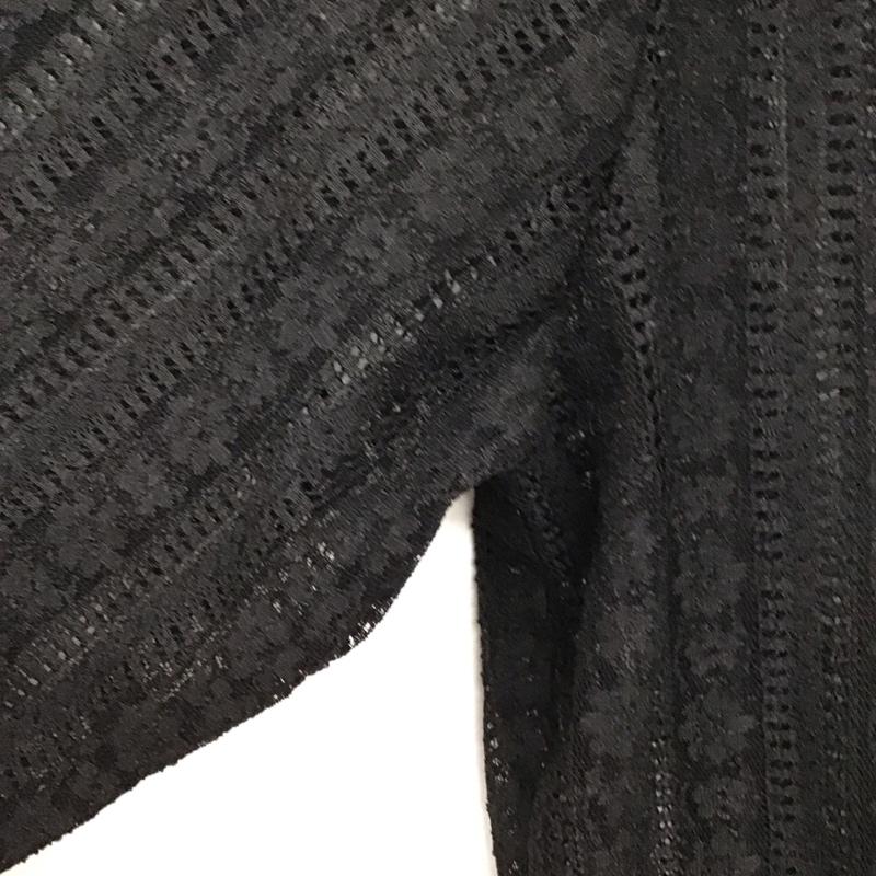 ローリーズファーム LOWRYS FARM カットソー 長袖 L 無地 黒 / ブラック / レディース USED 古着 中古 10130190